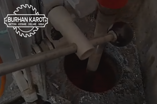Karot ile Beton Delme İşlemi